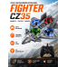 Іграшка літак на радіокеруванні з пультом дрон для дітей акробатика Fighter CZ35 3D фліп утримання висоти LED підсвітка Opt City