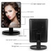 Косметичне дзеркало для макіяжу з підсвіткою 16 LED Mirror настільне сенсорне з регулюванням яскравості поворотне на 180° Opt City