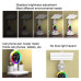 Лампа настільна акумуляторна LED з вентилятором RGB-підсвіткою 3в1 33x12x18 для роботи навчання читання освітлення з органайзером