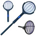 Електрична мухобійка акумуляторна з телескопічною ручкою USB Type-C Telescopic Mosquito Swatter 6 в 1 від комарів і мух