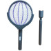 Електрична мухобійка акумуляторна з телескопічною ручкою USB Type-C Telescopic Mosquito Swatter 6 в 1 від комарів і мух